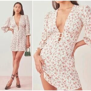 Reformation Marina floral dress size 10